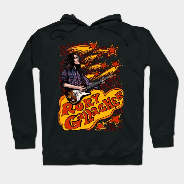 Rory Gallagher 2 Hoodie by HelenaCooper